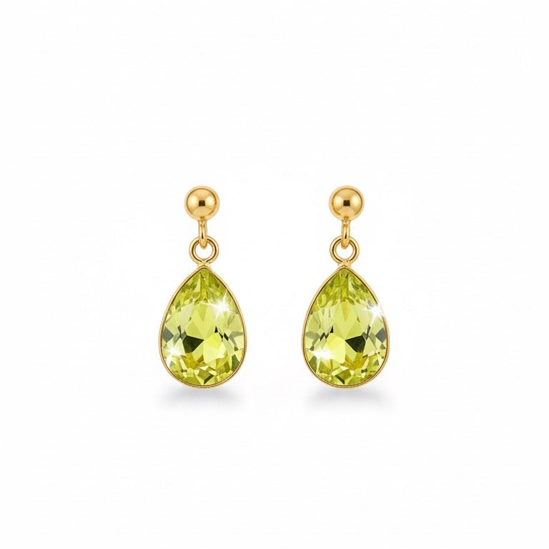 Earrings Shining Green