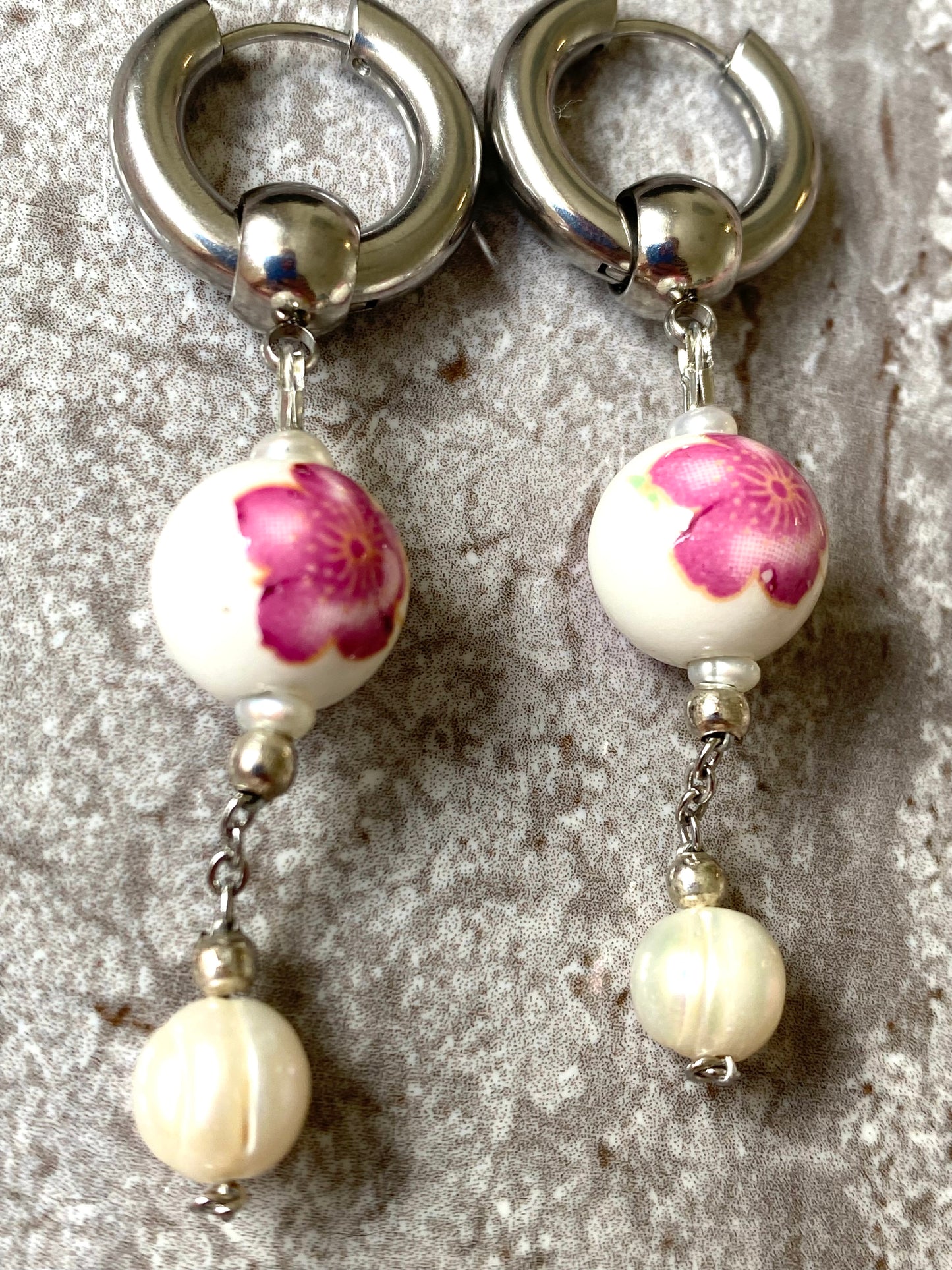 Flower earrings