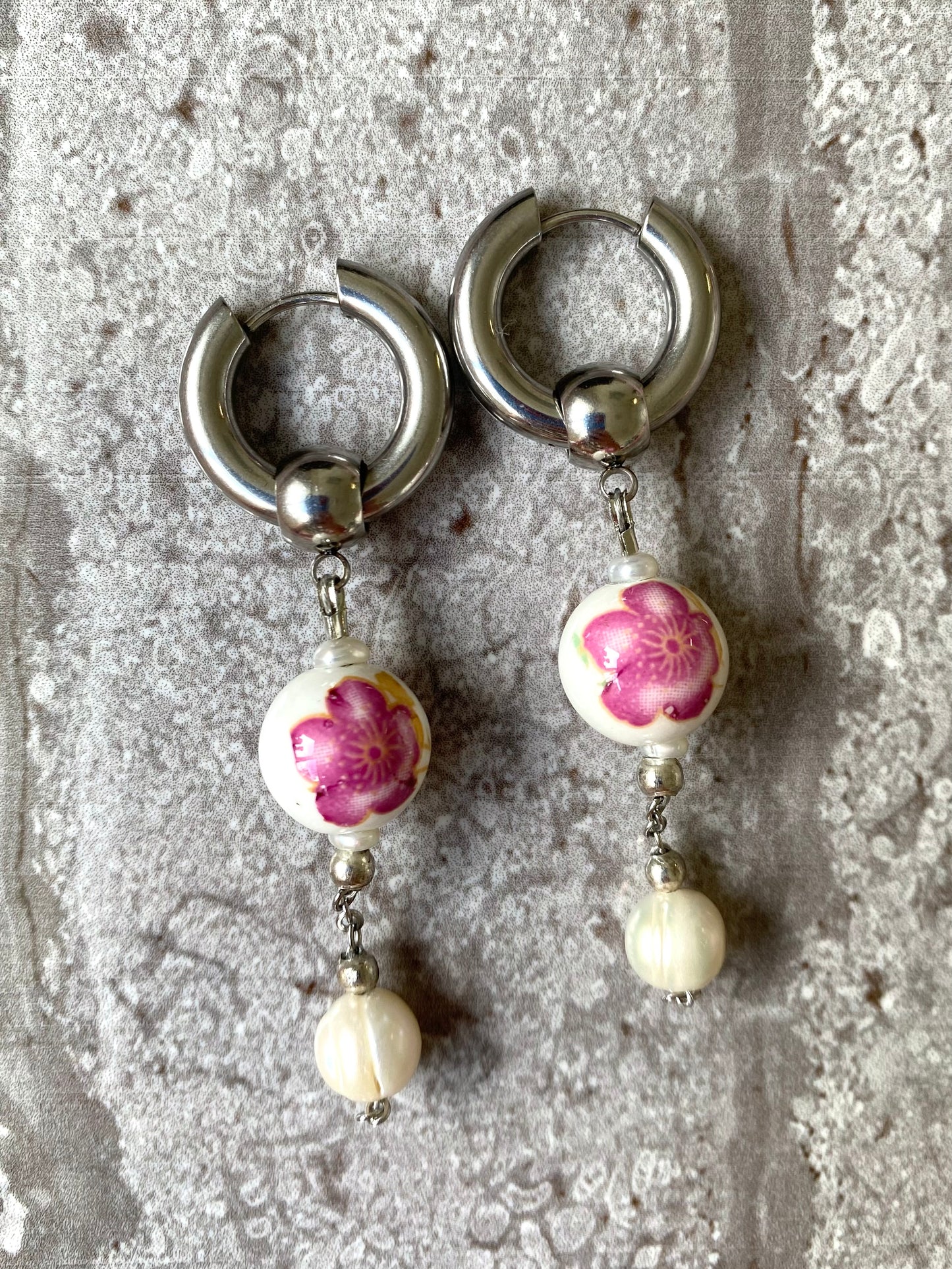 Flower earrings